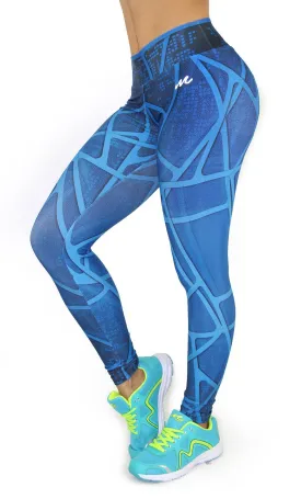 1152 Maripily Women Activewear Print Legging