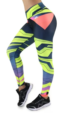 9043 Maripily Women Activewear Print Legging