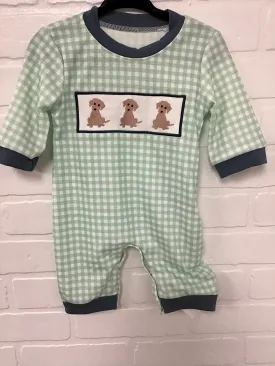 Boys smocked romper