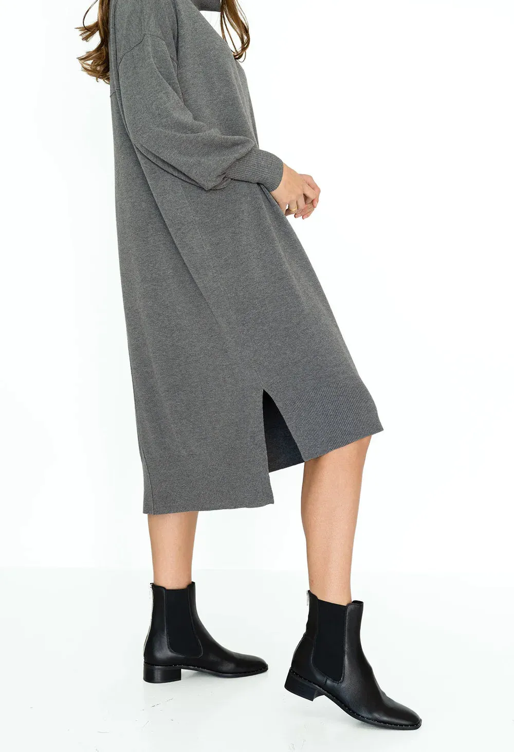 Cherie Dress - Grey