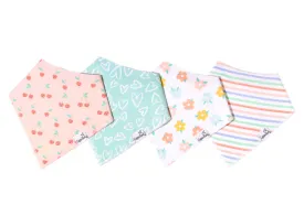 Copper Pearl Baby Bandana Bibs | Cherry