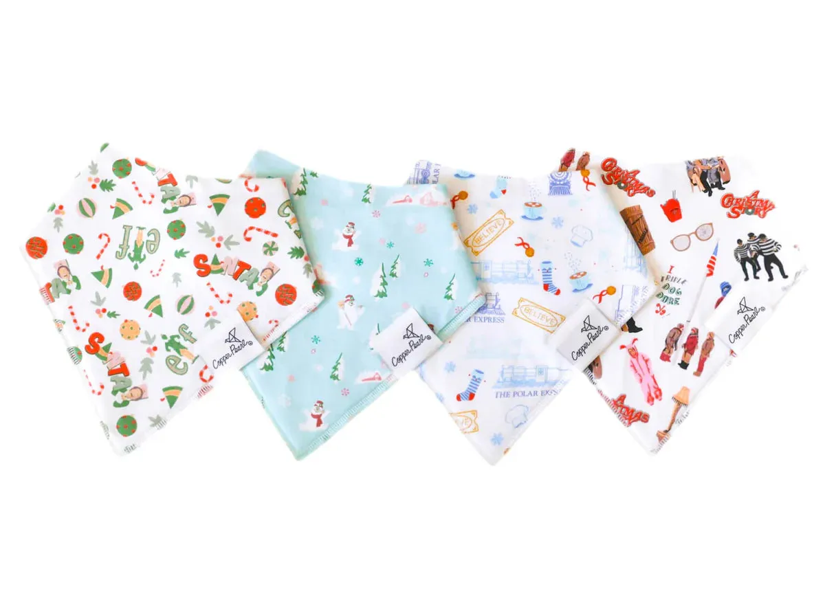 Copper Pearl Baby Bandana Bibs | Christmas Classics