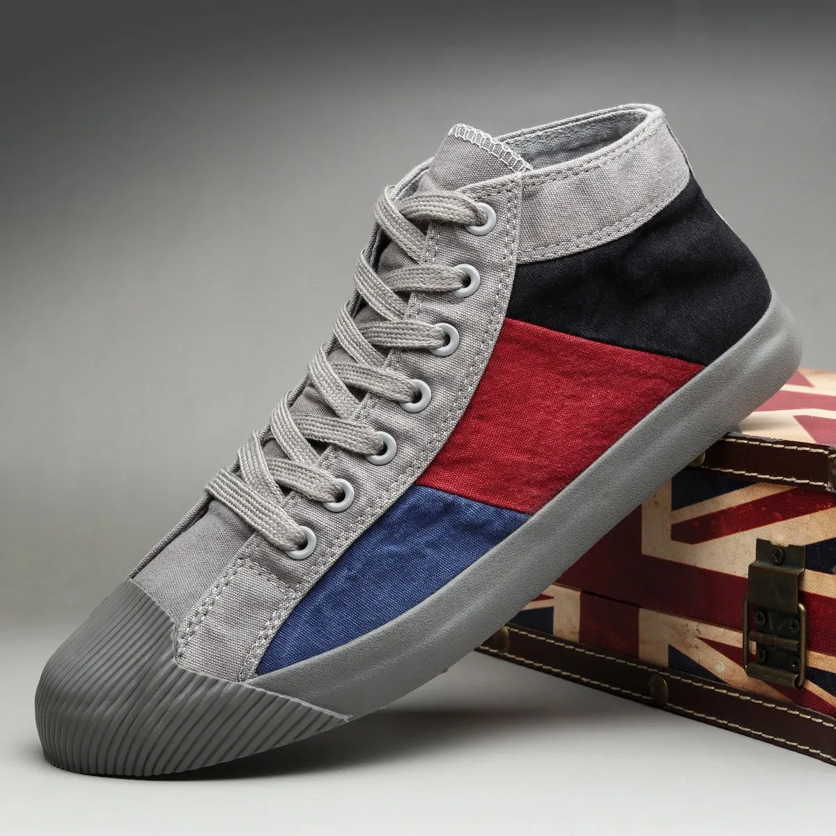 Gallagher Hi-Top Canvas Sneakers