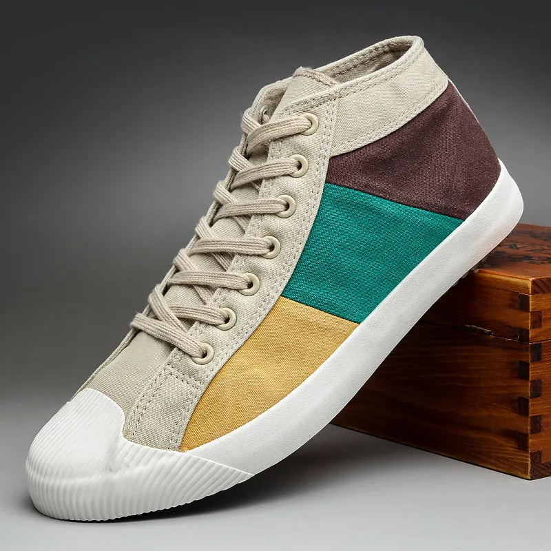 Gallagher Hi-Top Canvas Sneakers