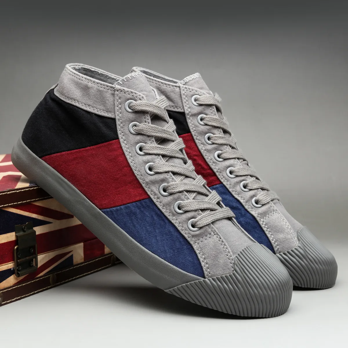 Gallagher Hi-Top Canvas Sneakers