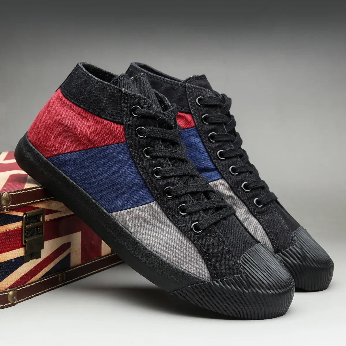 Gallagher Hi-Top Canvas Sneakers