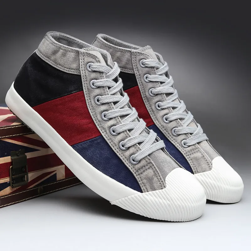 Gallagher Hi-Top Canvas Sneakers