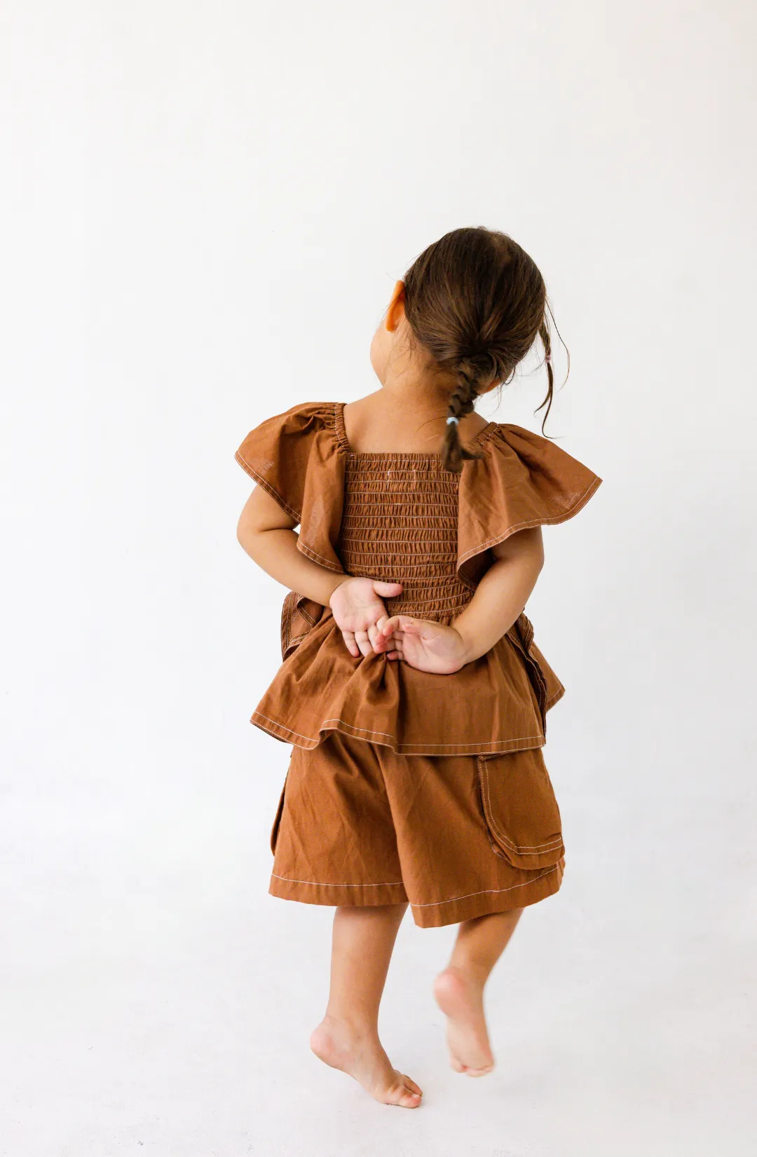 Loren Top in Brown
