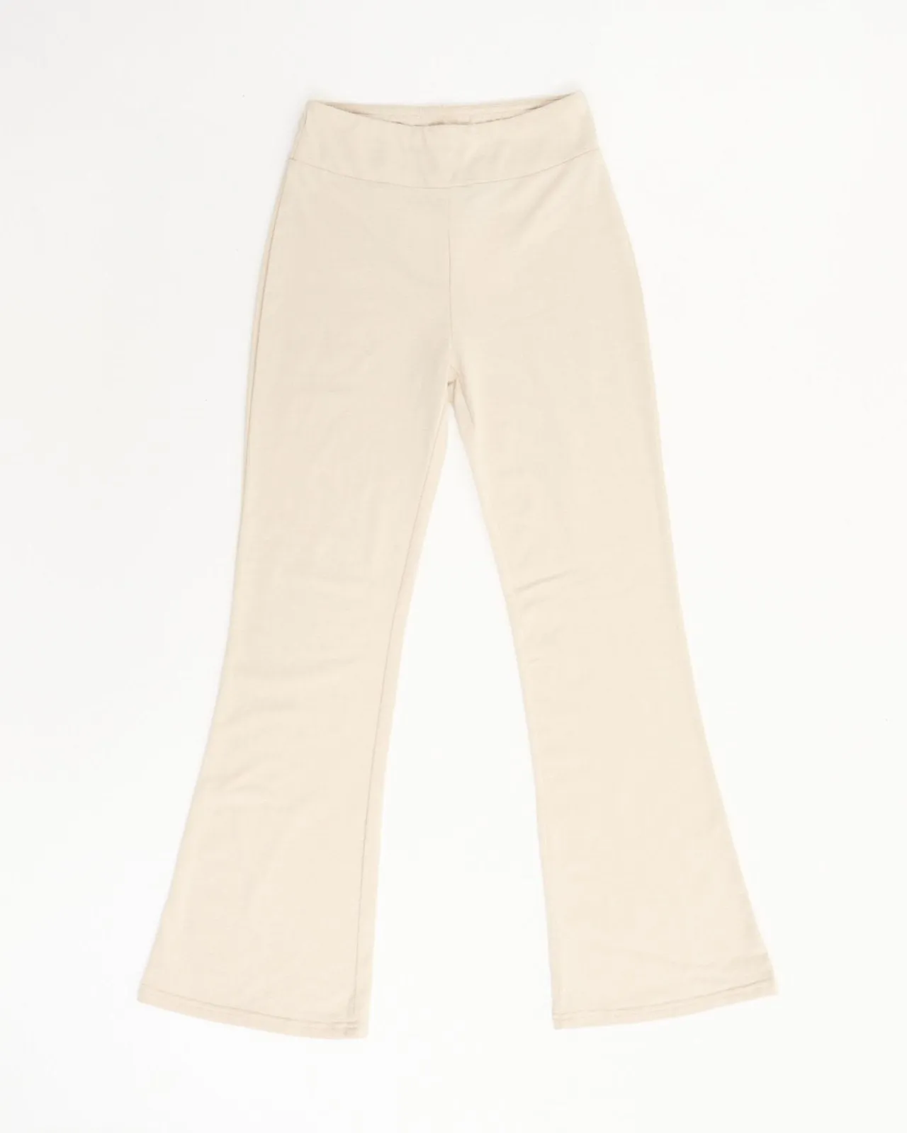Mid Girls Beige Bootleg Pant
