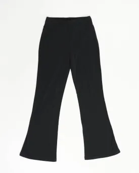 Mid Girls Black Bootleg Pants