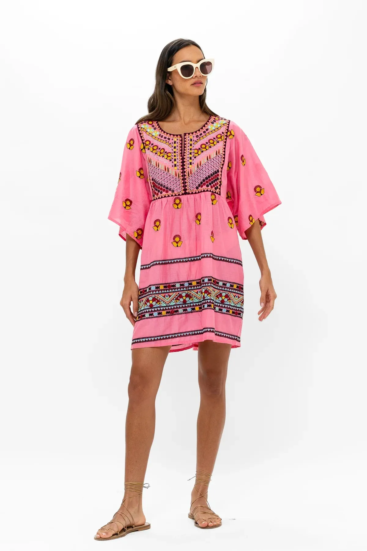 Mini Kaftan Santa Fe Pink