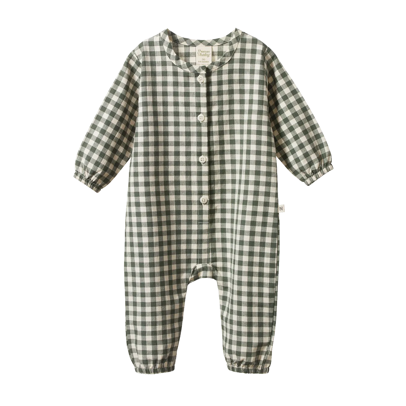 Nature Baby Darcy Suit - Thyme Check