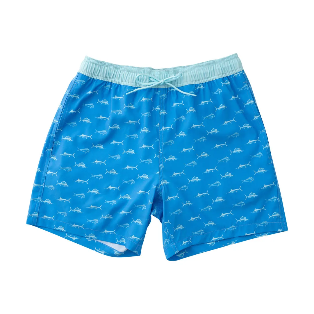 Prodoh - Boogie Board Swim Trunk w/ Fish - Marina blue