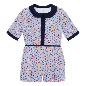 Sailor Flag Romper