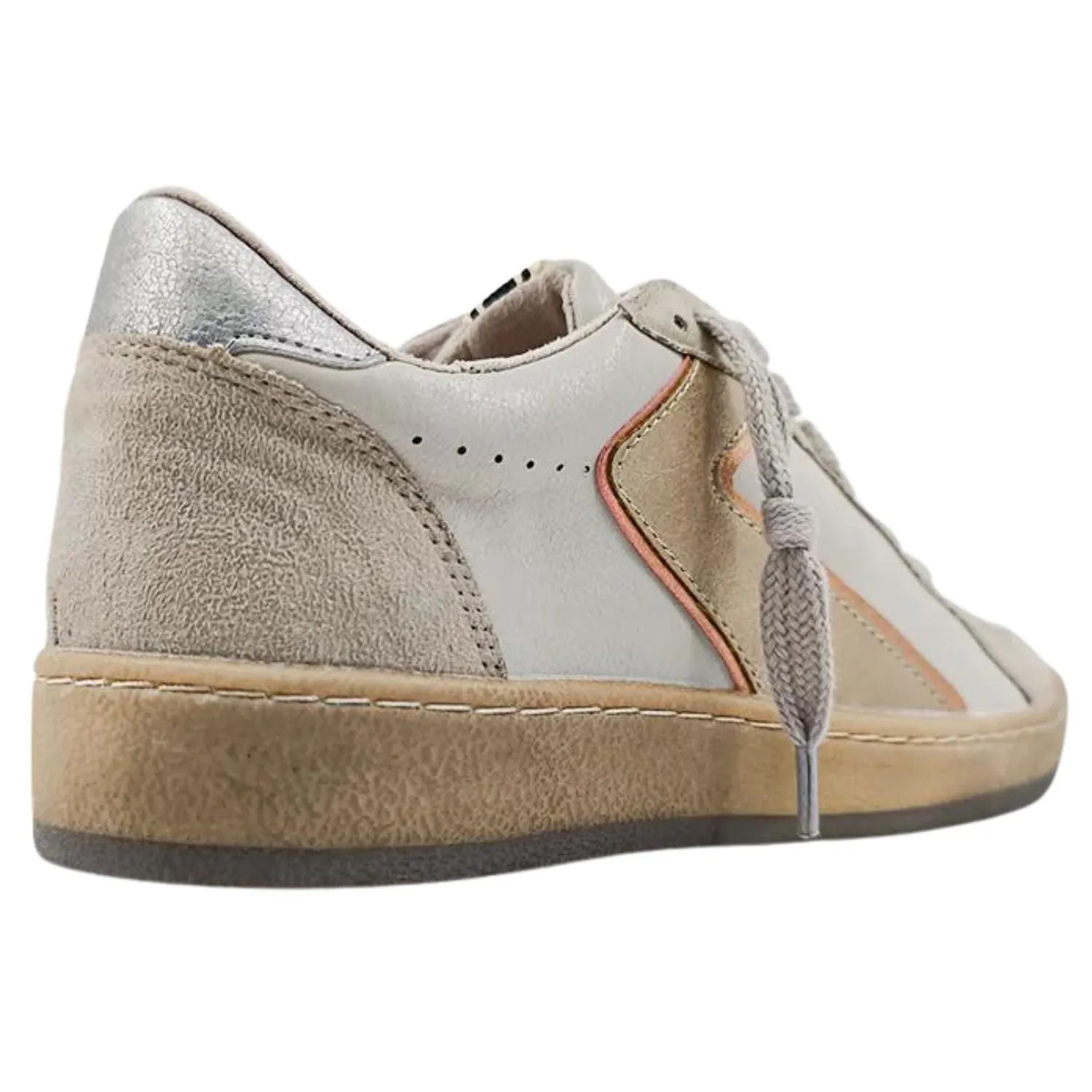 Shu Shop Womens Salma Vintage Fashion Sneakers, Gold