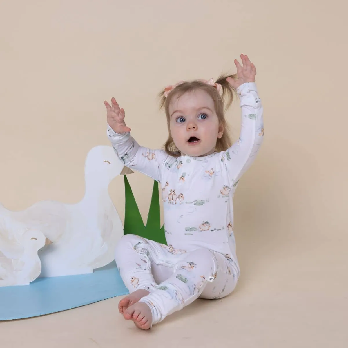 Snuggle Hunny Growsuit - Duck Pond Organic