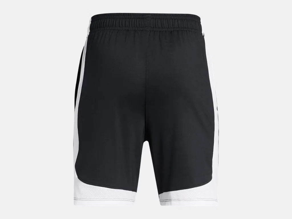 Under Armour Boys Black/White Tech Vent Shorts