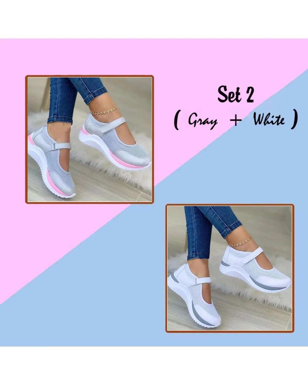 Women Mesh Casual Sneakers