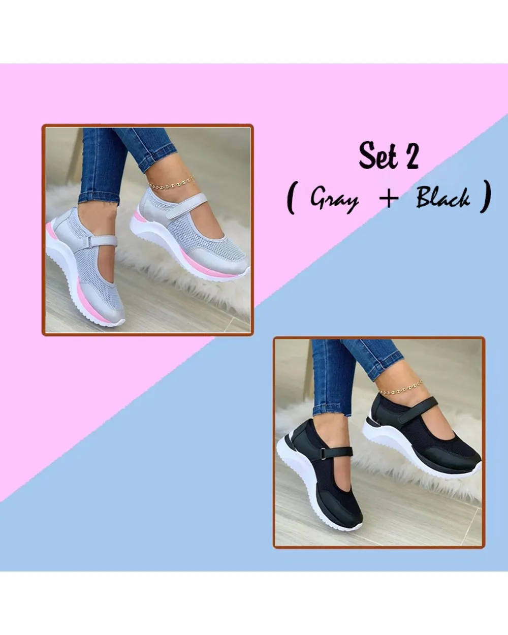 Women Mesh Casual Sneakers